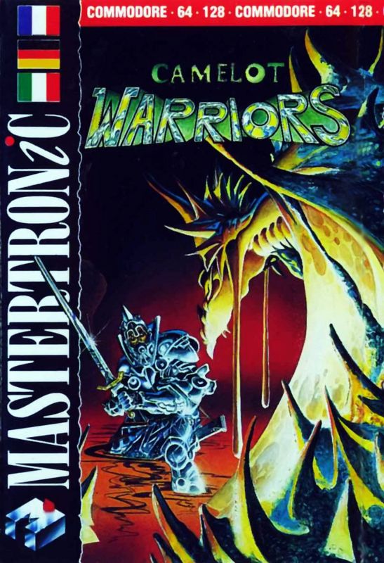 Camelot Warriors box art for Commodore 64